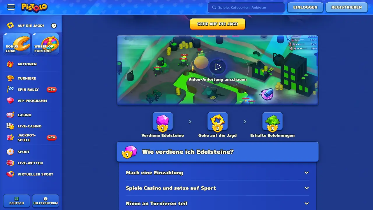 Pistolo Freispiele
